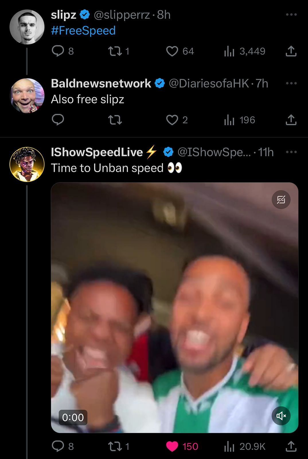 IShowSpeed could potentially be unbanned on Twitch (Image via Twitter/X)